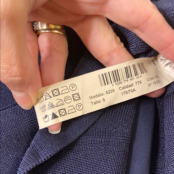 Mossimo Dutti Blue Mini Fit and Flare Skirt with Ruffled Style. Size S - Picture 9 of 10